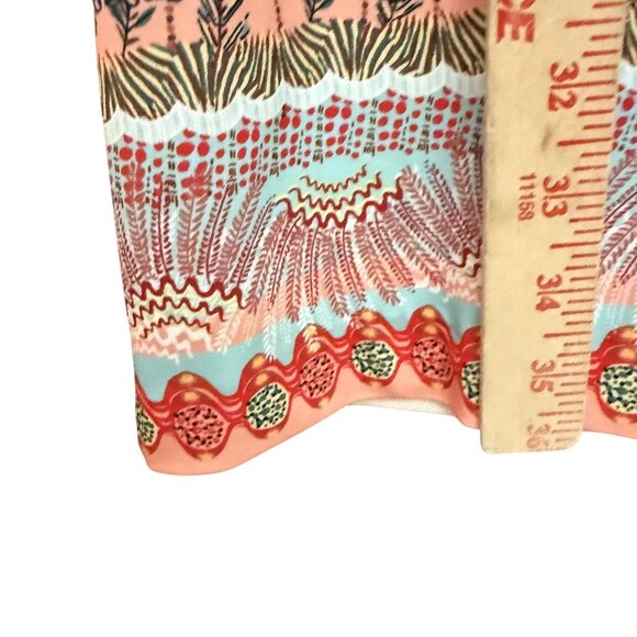 Hale Bob Women's Jersey Dress Sz S Multicolor Mandala Print Stretch Sleeveless - Picture 5 of 8